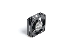 NOSRAM Hliníkový HighRev. ventilátor pro regulátory 30x30x10mm - 1S/2S - ESC konektor