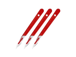 Plastový skalpel Modelcraft č. 4, čepele č. 25A (3)