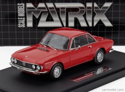 Modely v mierke Matrix Lancia Fulvia Coupe 3-series 1975 1:43 Červená