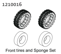 1210016 - Front Tire & Sponge Set - Buggy (2)