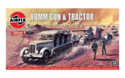 Airfix 88mm Gun s SdKfz7 Tractor (1:76) (Vintage)