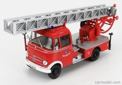 Edicola Mercedes benz Lp319 Truck Scala Ladder Truck Nemecko 1962 1:43 červená biela