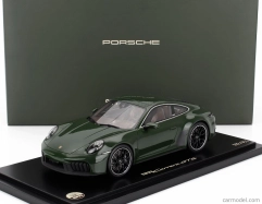 Spark-model Porsche 911 992-2 Carrera Gts Coupe Cuarenta Edition 2024 - Con Vetrina - With Showcase 1:18 Zelená