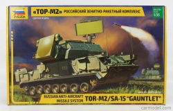 Zvezda Tank Tor M2 Sa Gauntlet Vojenská ruská protilietadlová technika 1944 1:35 /