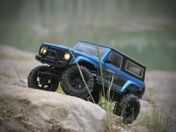 Mini Crawler Absima / Hobby Plus CR-18P Brushless 2024 Rushmore 1:18 RTR - modrý