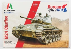 Italeri Kampfpanzer M24 Chaffee Vojenský tank Kórejská vojna 1944 1:35 /