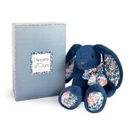 Doudou Histoire d´Ours Plyšový priateľ modrý králik 25 cm