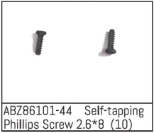 ABZ86101-44 - Self-tapping Phillips Screw 2.6*8 - Mini AMT (10)