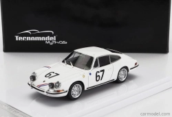 Tecnomodel Porsche 901 911 S Team P.boutin N 67 24h Le Mans 1967 P.boutin - P.sanson 1:43 White