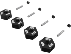 Arrma unašeč kola šestihranný 12mm, černý (4)