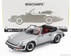 Minichamps Porsche 911 3.2 Carrera Cabriolet 1983 1:18 Grey Met
