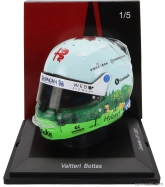 Spark-model Bell helmet F1  Casco Helmet Alfa Romeo C43 Team Stake N 24 Canada Gp 2023 Guanyu Zhou 1:5 Bílá Zelená