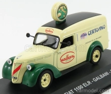 Edicola Fiat 1100 Elr Van Galbani Certosino Deposito Di Milano 1951 1:43 Cream Green