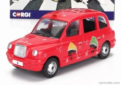 Corgi Austin London Taxi Lti Tx4 2007 - The Beatles - Vianočný taxík 1:36 Tmavo ružová