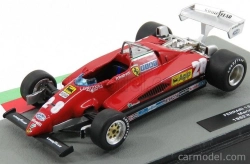 ROZBALENO - Edicola Ferrari F1 126c2 N 28 Monza Italy Gp 1982 Mario Andretti 1:43, červená