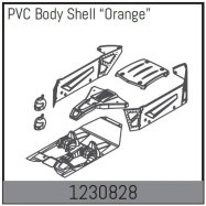 1230828 - Body Shell Set - Orange