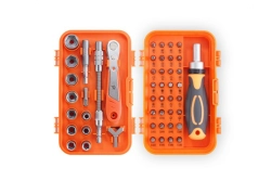 Sada dvojvrstvového skrutkovača s račňou 48in1