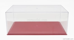 Vetrina display box Vetrina display box Box For 1/18 Base In Plastica Rossa - Plastic Base Red - Lungh.length Cm 33.5 X Largh.width Cm 17.3 X Alt.height Cm 13.0 (altezza Interna Interior Height Cm 11.0) 1:18 Plastový Displej - Červený