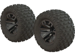 Arrma koleso 2,8" MT Gun Metal, pneu dBoots Fortress (2)