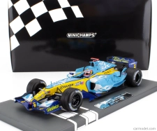 Minichamps Renault F1 R25 Team Renault F1 N 5 Majster sveta 2. Gp Belgicka 2005 Fernando Alonso 1:18 Svetlo modrá žltá