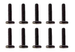 M3x16mm Low Profile skrutky, 10 ks