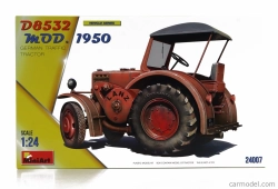 Miniart Lanz Bulldog D8532 Nemecký dopravný traktor 1950 1:24 /