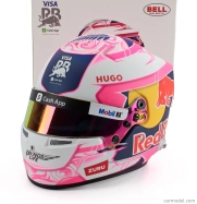 Mini helmet Bell helmet Casco Helmet F1 Liam Lawson Team Visa Cash App Racing Bulls N 30 Season 2025 1:2 Růžová Bílá Modrá