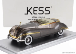 Kess-model Rolls royce Phantom Iii Labourdette Vutotal Cabriolet Open 1947 1:43 Grey Gold Met