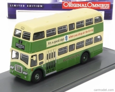 Corgi Leyland Pd3 Bus Queen Mary 1970 1:76 Zelená krémová