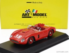 Art-model Ferrari 500tr Spider S/n.0640 N 38 2nd Circuito Del Posillipo Napoli Gp 1957 Renato Boffa 1:43 Red