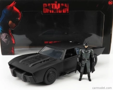 Jada Batman Batmobil s figúrkou 2022 - The Batman Movie 1:18 Matt Black