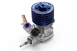 OS MAX R21 V2 samotný motor (stříbrná verze s modrou hlavou)