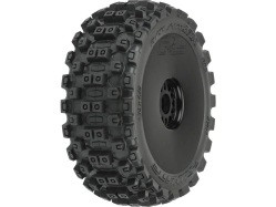 Kolesá Pro-Line 3,3", pneumatiky Badlands MX M2 Buggy, čierny disk H17 (2)