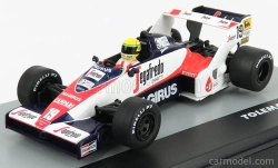 Edicola Toleman F1 Tg183b N 19 Brazilian Gp 1984 Ayrton Senna 1:43 Biela červená čierna