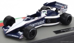 Edicola Brabham F1  Bt52 Parmalat N 6 Season 1983 Riccardo Patrese 1:43 Bílá Modrá