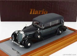 Ilario-model Horch 951a Pullman Original Car Cabriolet Closed 1938 1:43 Black Green Met