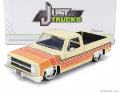 Jada Chevrolet C-10 Pick-up Custom 1985 1:24 Krémově Hnědá Oranžová