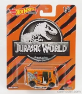 Mattel Hot Wheels Nákladné auto - Jurský svet 1:64 Oranžová