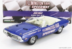 Greenlight Dodge Challenger Cabriolet Open Official Pace Car Flemington Fair Speedway 1971 1:18 Purple