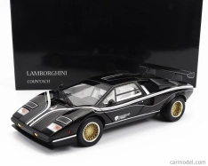 Kyosho Lamborghini Countach Lp500 R Quattrovalvole 1982 1:18 čierna biela