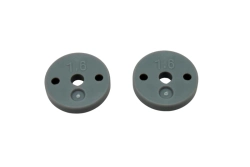 Presné plastové piestiky 1/10 BBS tlmičov (1.6x2 otvory, ploché) (13mm) (2 ks)
