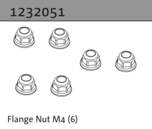 1232051 - Flange Nut M4 (6)