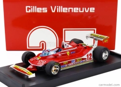 Brumm Ferrari F1  312t4 N 12 2nd Gp French Gp 1979 Gilles Villeneuve 1:43 Red