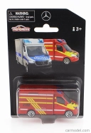 Majorette Mercedes benz Sprinter Van Feuerwehr 2018 1:64 Červená Žlutá Bílá