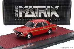 Modely v mierke Matrix Ford england Cortina Lotus Mkii 1966 1:43 Červená