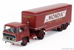 Edicola Bernard Tda180 Truck Demenagements Mondia Transports 1960 - bez karty Box 1:43 Red