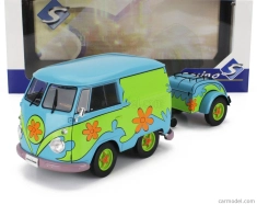 Solido Volkswagen T1 Van Kool Combi Ghosthunters Machine With Trailer 1950 1:18 Modrá Zelená