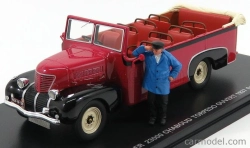 Perfex Rochet-schneider 23000 Chaboud Torpedo Ouvert Bus Open 1937 1:43 červená čierna