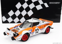 Minichamps Lancia Stratos Hf N 12 Rally Acropolis 1979 S.lambda - K.fertakis 1:18 Bílá Oranžová