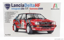 Italeri Lancia Delta Hf Integrale 16v Martini N 1 Víťaz Rally Sanremo 1989 M.biasion - T.siviero + N 5 Rally Sanremo 1989 D.auriol - B.occelli 1:12 /